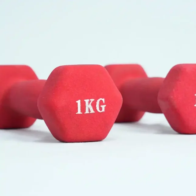 Close-up view of a Wing Chun dumbbell, highlighting its design and details for martial arts training.