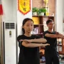 Master Liu's trainees are in training.