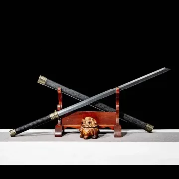 Silver-Black Bamboo-Wood Tang Hengdao